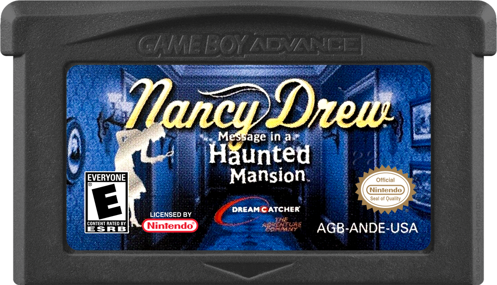 Nancy Drew Message in a Haunted Mansion media 5 for GameBoy Advance